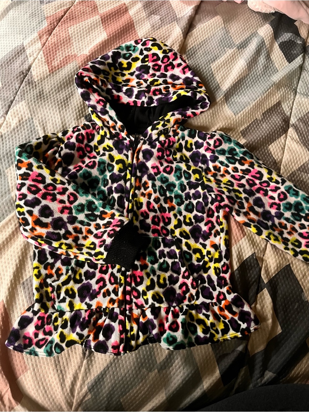 Garanimals Multicolor Leopard Print Hooded Jacket